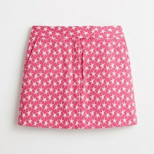 J. Crew Pink Star Mini Skirt - NEW